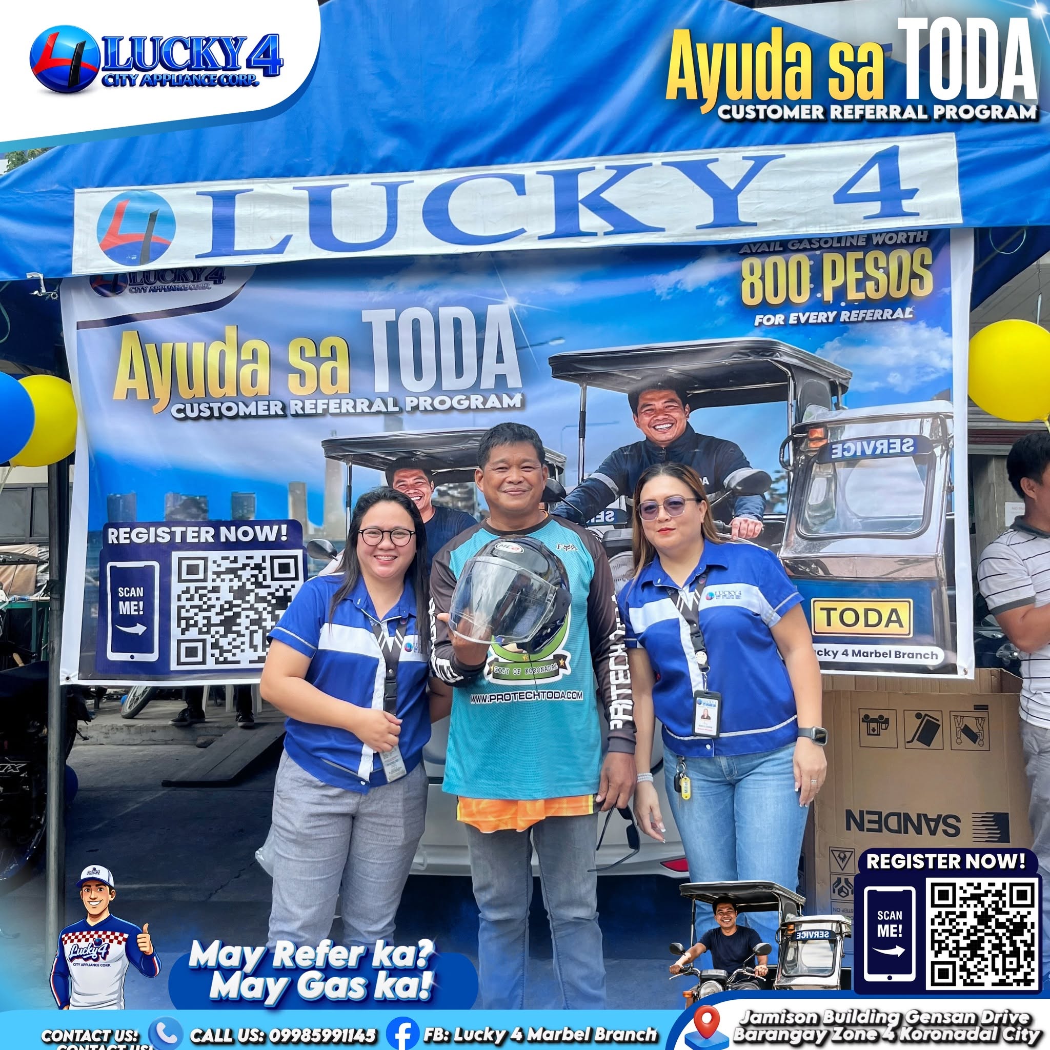 Lucky 4 Marbel Branch