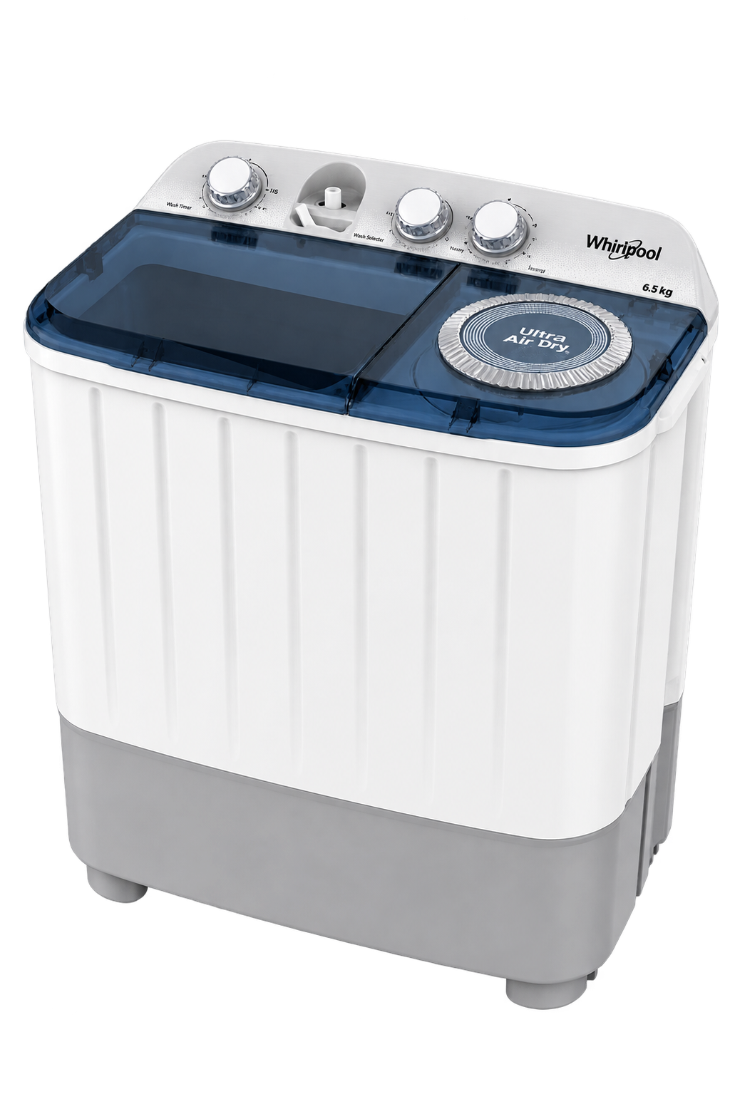 WHIRLPOOL WASHING MACHINE 6.5KG TWIN TUB WASHER,ULTRA AIRDRY