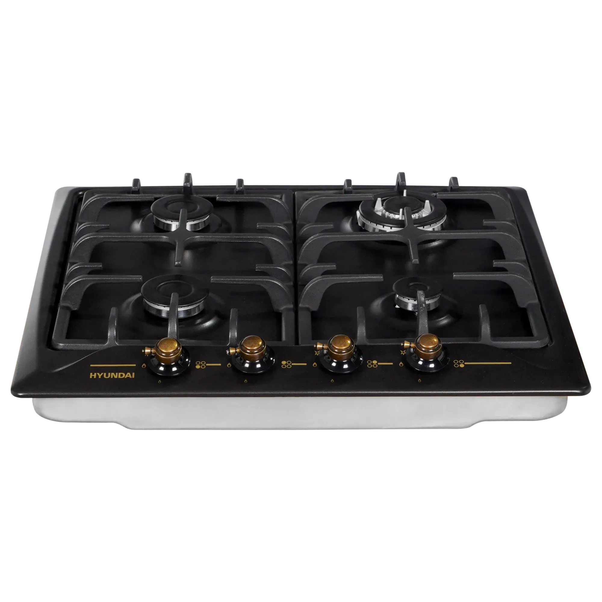 HYUNDAI 4 BURNER, SABAF WOK BURNER(RIGHT REAR),CAST IRON POT
