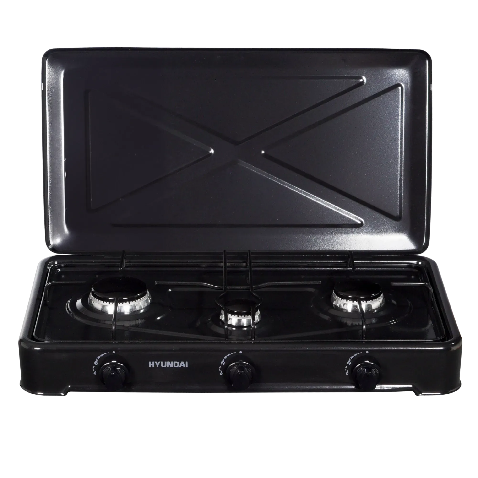HYUNDAI TRIPLE BURNER TABLE TOP GAS STOVE