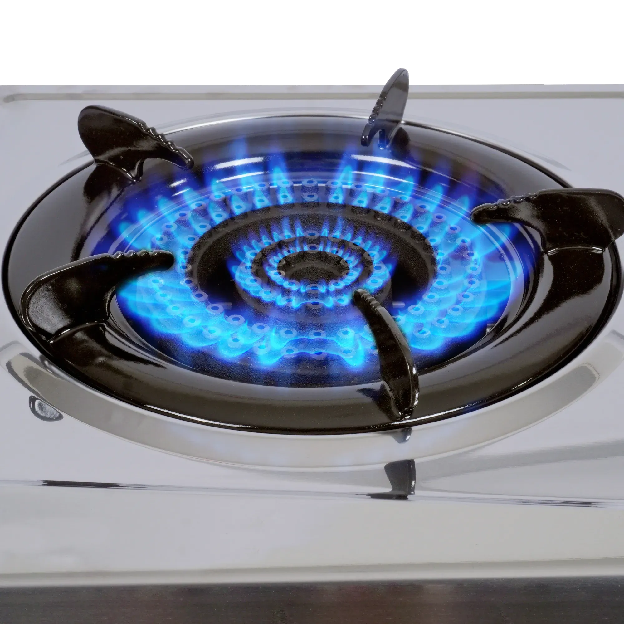 HYUNDAI Table Top, Double Burner, Stainless Steel, Heavy duty