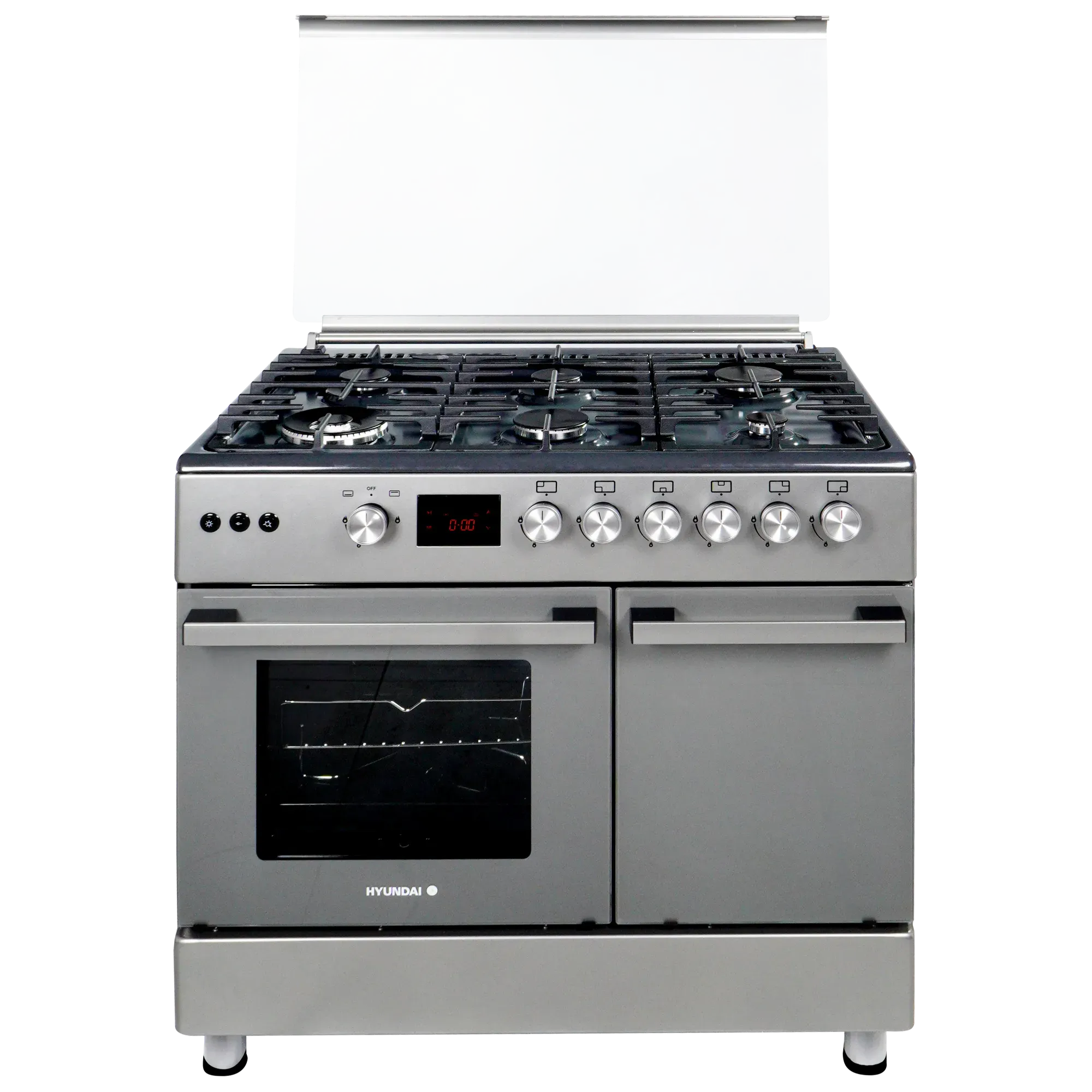HYUNDAI 6 GAS BURNERS,DIGITAL TIMER,CHICKEN TURNSPIT