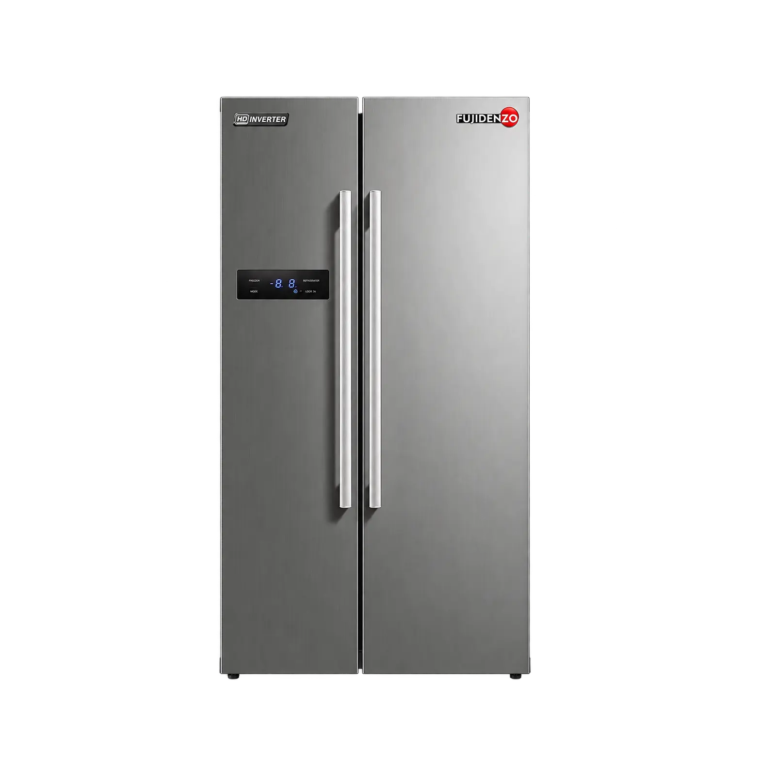 FUJIDENZO REFRIGERATOR 20.6CUFT, HD INVERTER, SIDE x SIDE