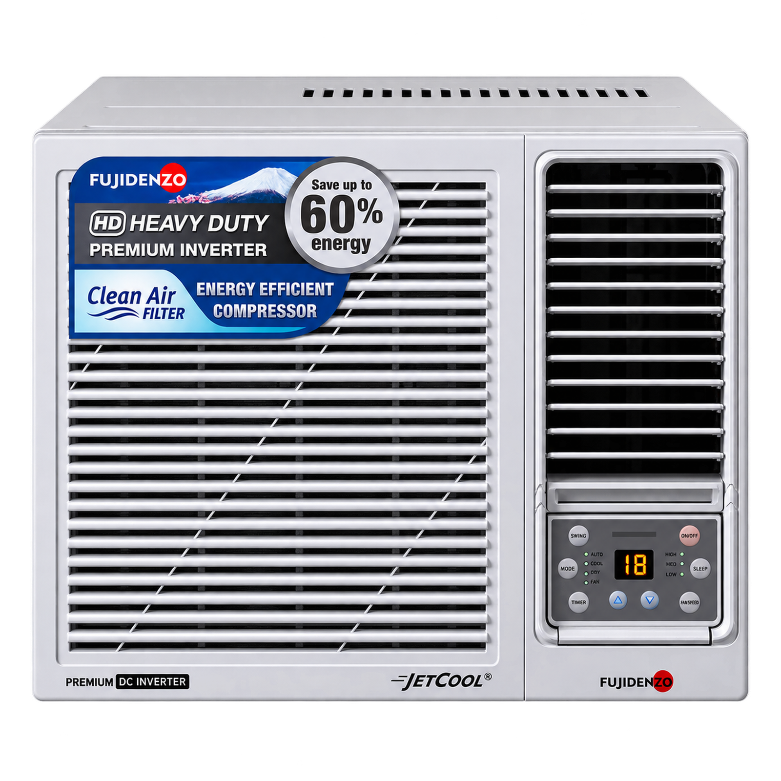 FUJIDENZO AIRCONDITIONER 1.5 HP WINDOW TYPE