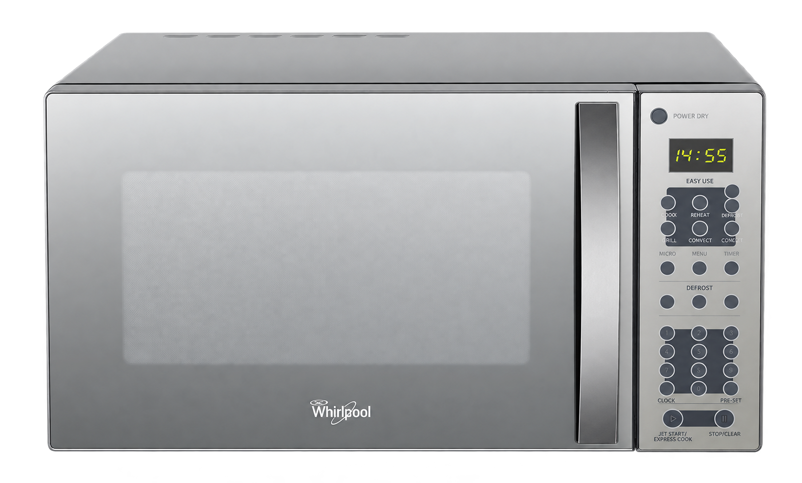 WHIRLPOOL MICROWAVE OVEN (SILVER)