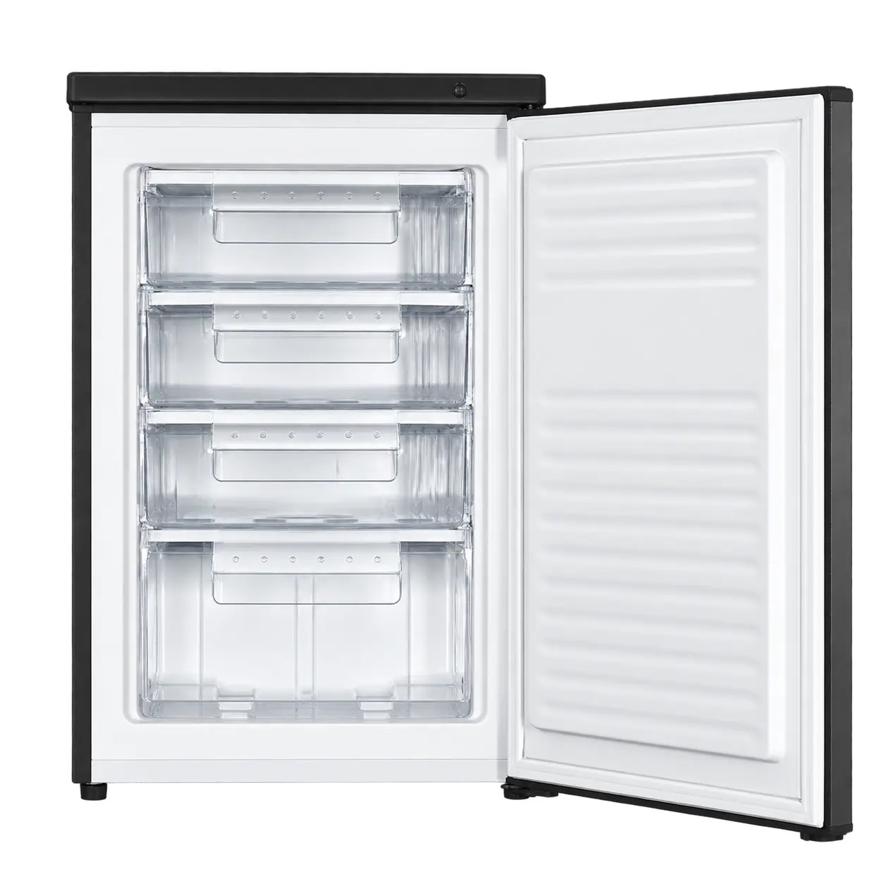 FUJIDENZO UPRIGHT FREEZER 3.5CUFT W/ SHELVES, STAINLESS DOOR