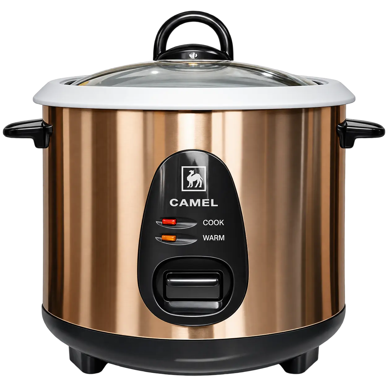 CAMEL RICE COOKER 1.5L/8 CUPS, 500W, GLASS LID