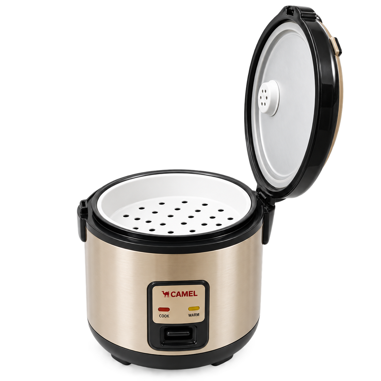 CAMEL 1.8L/10 CUPS,JAR TYPE RICE COOKER WITH STEAMER