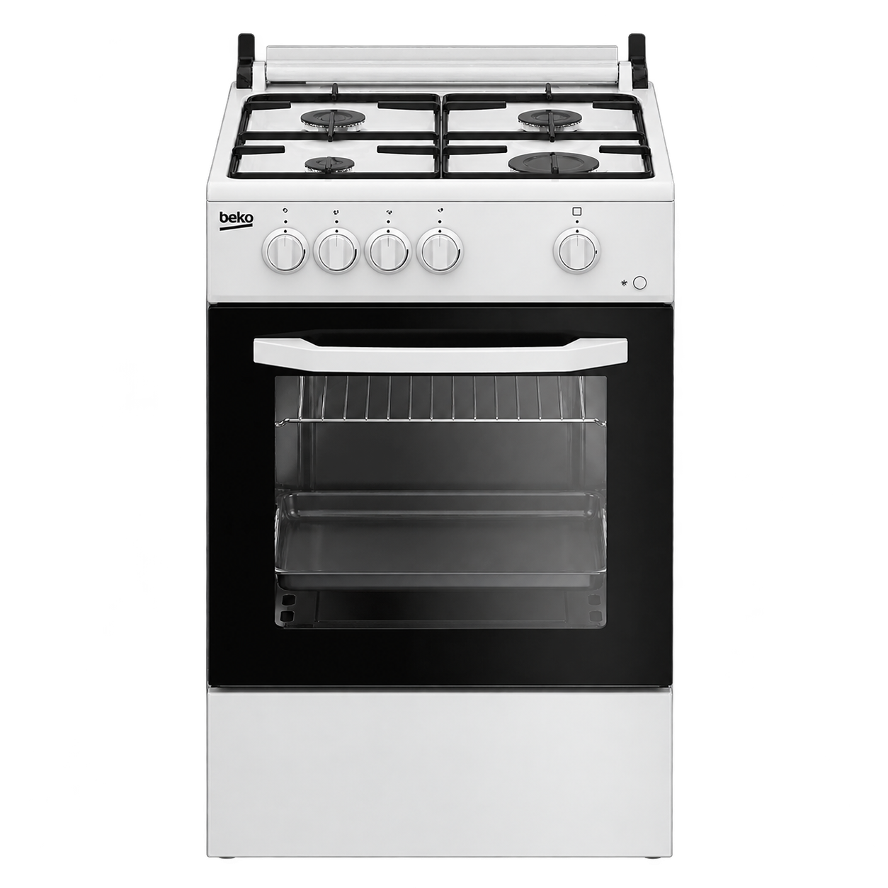 BEKO GAS RANGE 50CM 4 GAS BURNERS