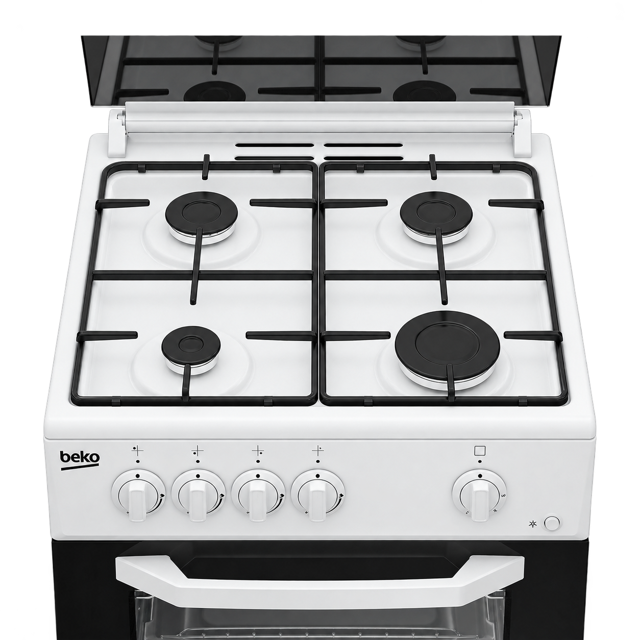 BEKO GAS RANGE 50CM 4 GAS BURNERS