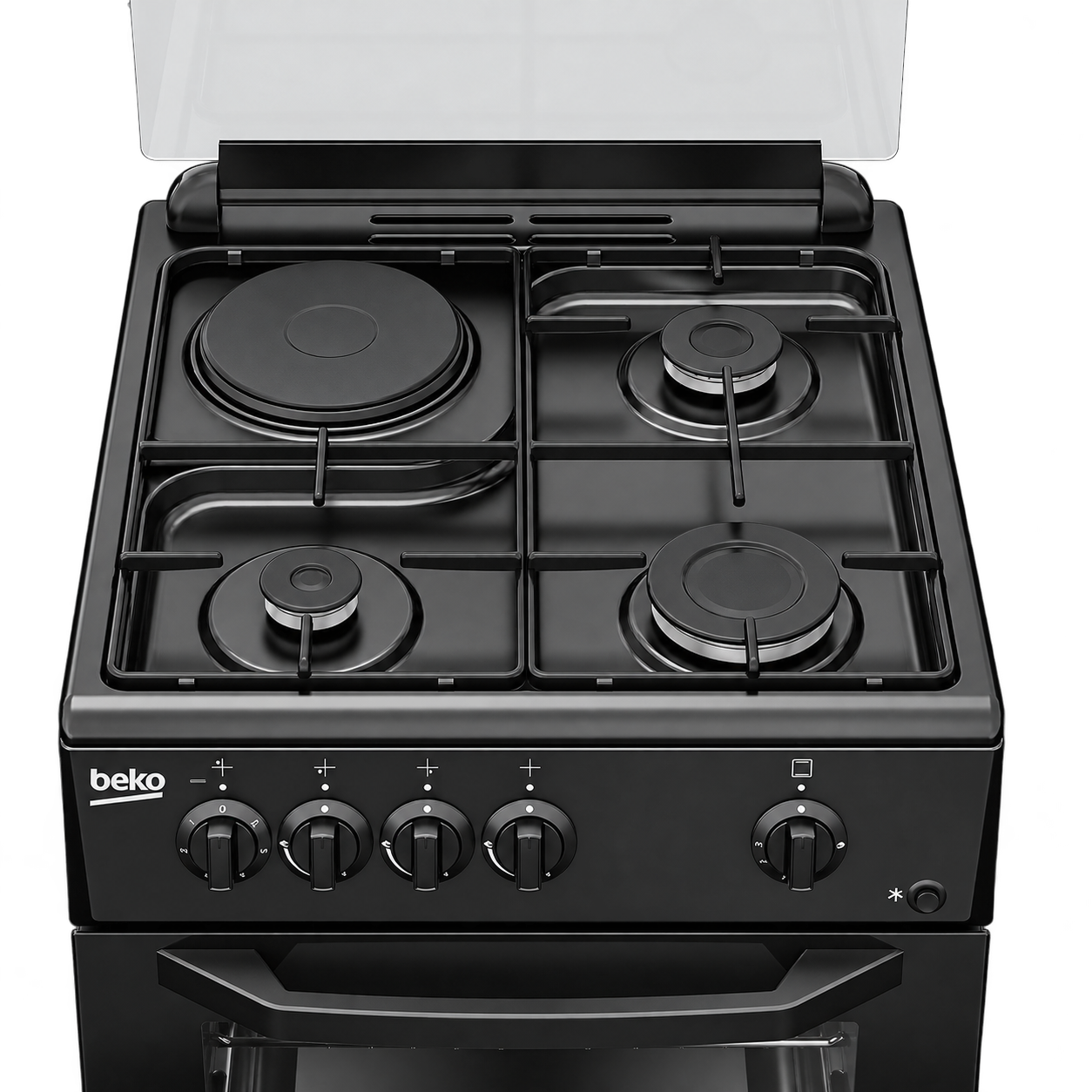 BEKO GAS RANGE 45L 3 GAS + 1 HOT PLATE BURNER