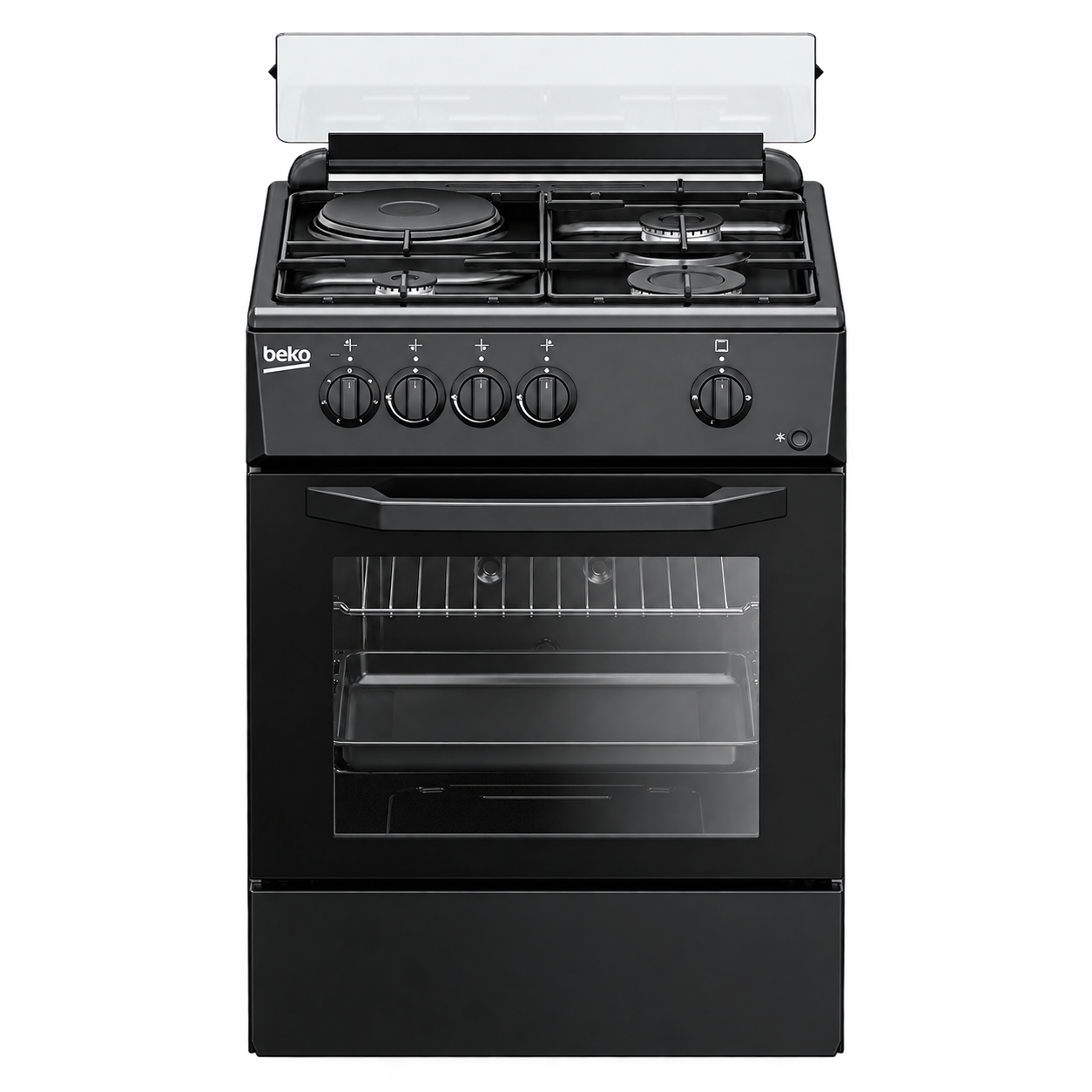 BEKO GAS RANGE 45L 3 GAS + 1 HOT PLATE BURNER