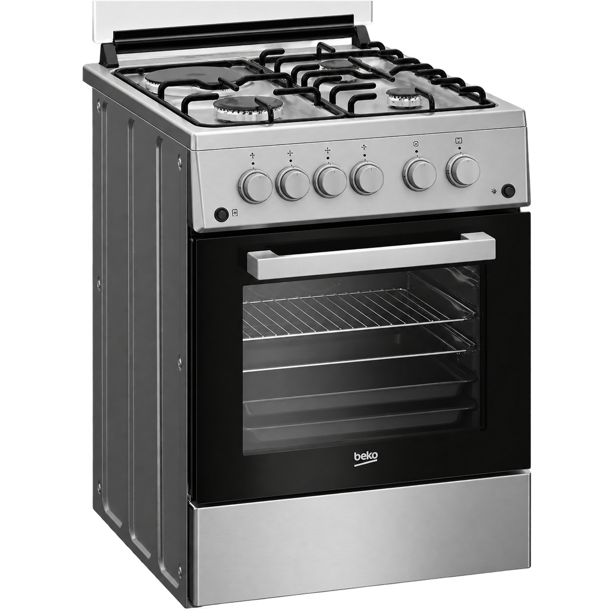 BEKO GAS RANGE 50CM 3 GAS + 1 HOT PLATE BURNER