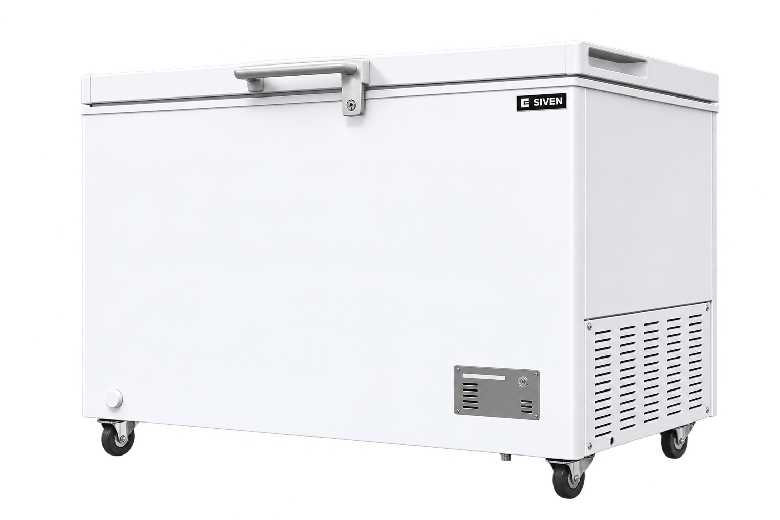 SANDEN HARD TOP CHEST FREEZER 9.2CUFT, 1 BASKET, 260L
