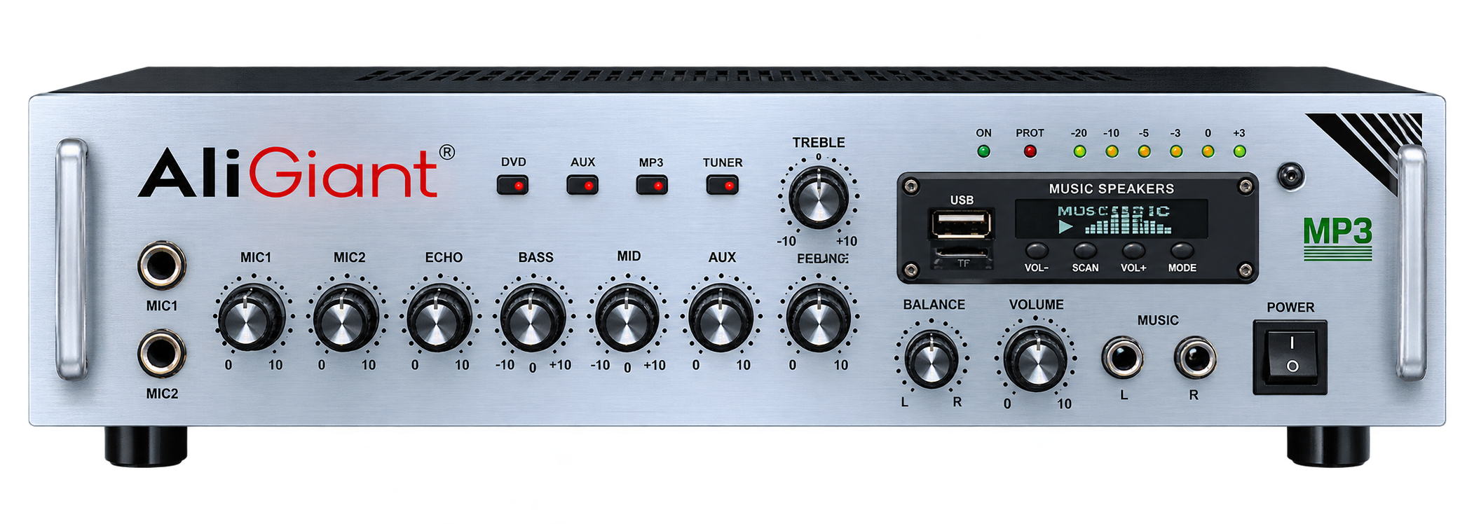 TJ MEDIA PRO SERIES 2 CHANNEL AMPLIFIER 350 WATTS