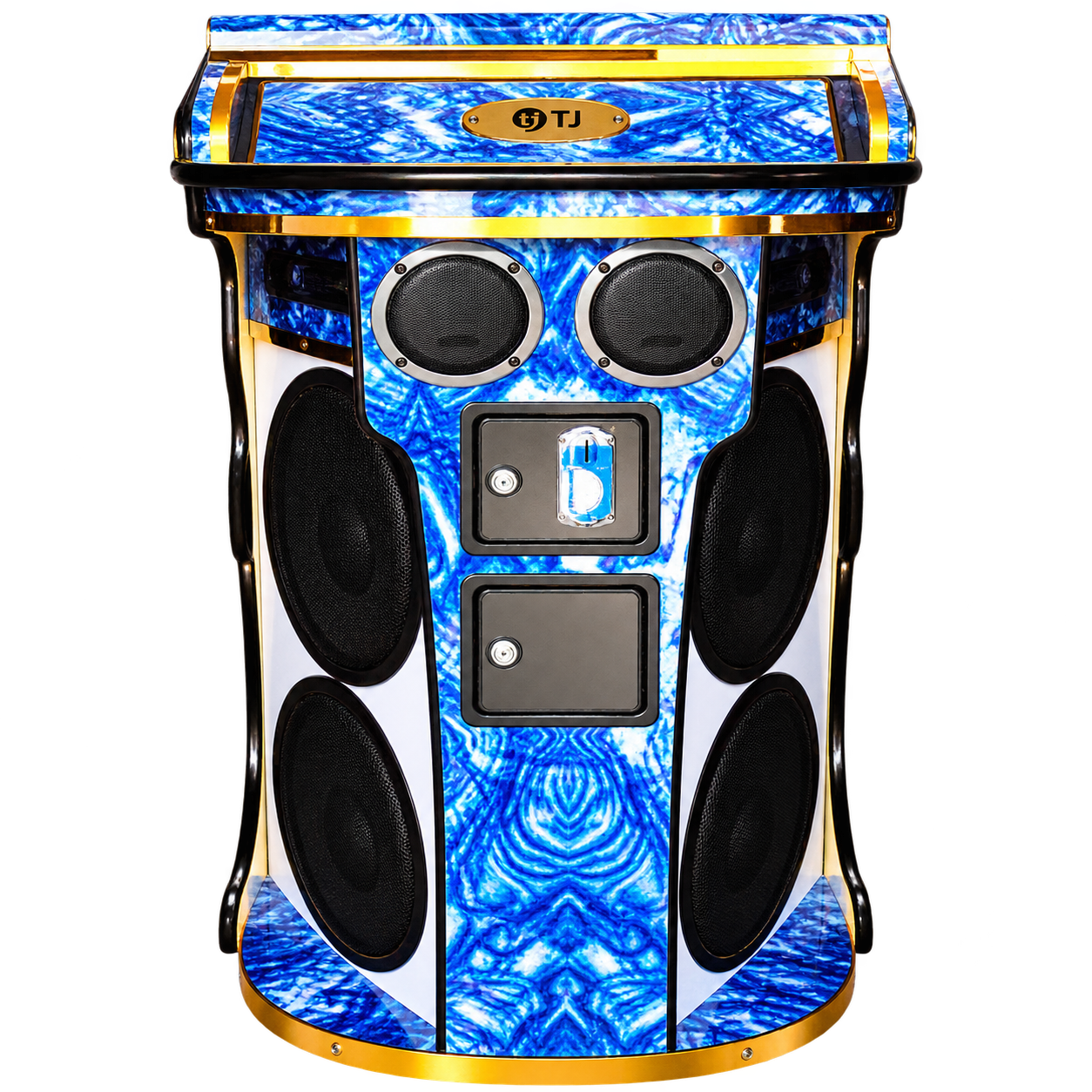 TJ MEDIA VIDEOKE MACHINE: 4PCS 12" SPEAKER WITH TKR-305P.2