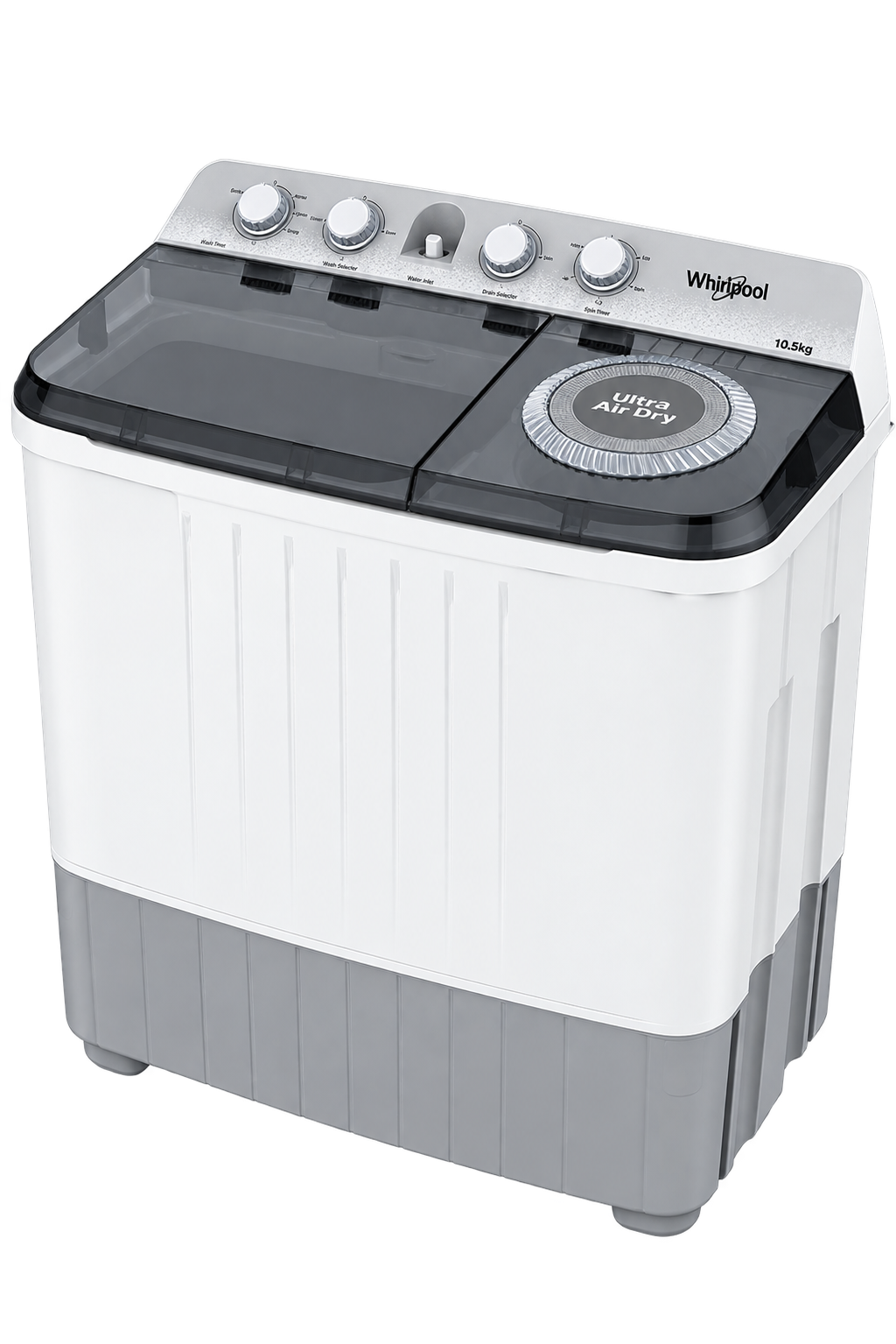 WHIRLPOOL WASHING MACHINE 10.5KG TWIN TUB WASHER